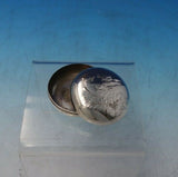 Italian .800 Silver Pill Box with Bird and Foliage #008 5/8" x 2" c.1960 (#5396)