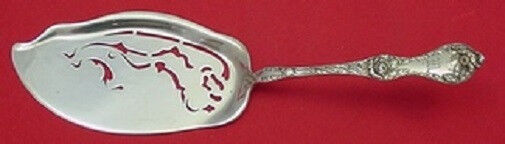Les Cinq Fleurs by Reed & Barton Sterling Ice Cream Server Pierced 10"