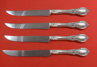 Charlemagne by Towle Sterling Silver Steak Knife Set 4pc Texas Sized Custom