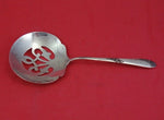 Sweetheart Rose by Lunt Sterling Silver Nut Spoon pierced 5"