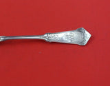 Humboldt by Wood and Hughes Sterling Silver Buffet Fork GW Brite-Cut Pierced 8"