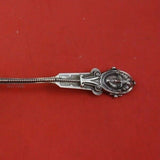 Medallion by Wood and Hughes Sterling Silver Berry Spoon GW Chased Design 8 7/8"