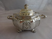 Tiffany and Co Sterling Silver Tea Set w/ Chrysanthemums 6pc One-Of-A-Kind #0157