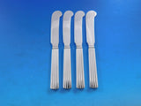 Bernadotte by Georg Jensen Sterling Silver Butter Spreader HH AS Paddle Set 4 6"