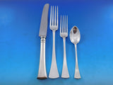 Continental Austrian 800 Silver Flatware Set Service 86 pieces Modern Design