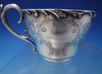 Meriden by Unknown Silverplate Cup and Saucer Set 2pc Bright-Cut (#7110)