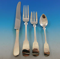 Fiddle by Porter Blanchard Sterling Silver Flatware Set Service Dinner 114 pcs