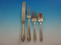Basket of Flowers by D&H Sterling Silver Flatware Set Service 40 pcs M Monogram