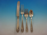 Basket of Flowers by D&H Sterling Silver Flatware Set Service 40 pcs M Monogram