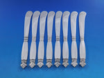 Acanthus by Georg Jensen Sterling Silver Butter Spreader HH AS Paddle Set 8 pcs