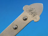 Hound by Gorham Sterling Silver Berry Spoon with Vermeil Hound Extremely Rare 9"