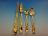 English Provincial Gold by Reed & Barton Sterling Silver Flatware Set Service