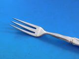 Lap Over Acid Etched by Tiffany Sterling Silver Fruit Fork HHAS w/ Mushrooms 7"