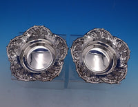 Woodside Sterling Silver Wine Coaster Pair #2160 1 1/4" x 5 1/4" (#7754)