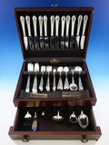 Chased Romantique by Alvin Sterling Silver Flatware Set 12 Service 91 pcs Dinner