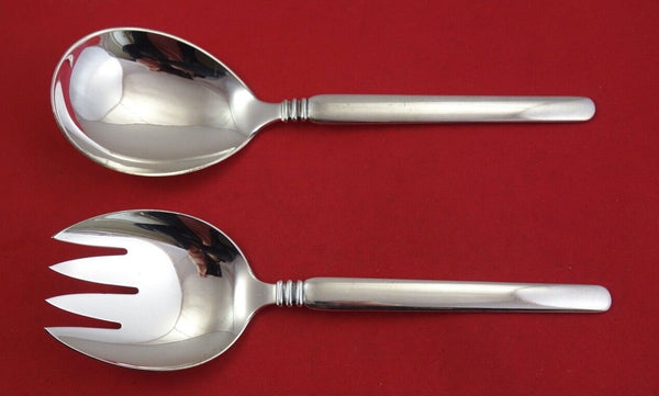 Windsor aka Waldorf by W&S Sorensen Sterling Silver Salad Serving Set AS 8 1/2"