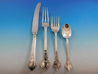 William & Mary by CJ Vander Sterling Silver Flatware Service 8 Set 52 pcs Dinner