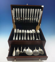 Milburn Rose by Westmorland Sterling Silver Flatware Set 12 Service 93 Pieces
