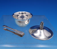 Faneuil by Tiffany and Co Sterling Silver Saccharin Dish Covered w/Tongs (#7865)