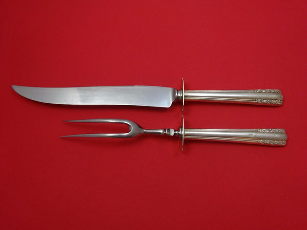 Chapel Bells by Alvin Sterling Silver Roast Carving Set 2pc HH with Stainless