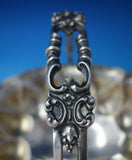 Russian .84 Silver Serving Bowl w/ Handle Feet Grapes and Grape Leaves (#5347)