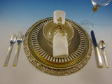 Golden Scroll by Gorham Sterling Silver Flatware Set for 8 Service 34 Pieces