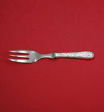Repousse by Kirk Sterling Silver Caviar Fork 3-tine HHWS 6 1/4" Custom Made