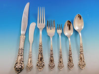 French Renaissance by Reed & Barton Sterling Silver Flatware 12 Dinner Set 84 pc
