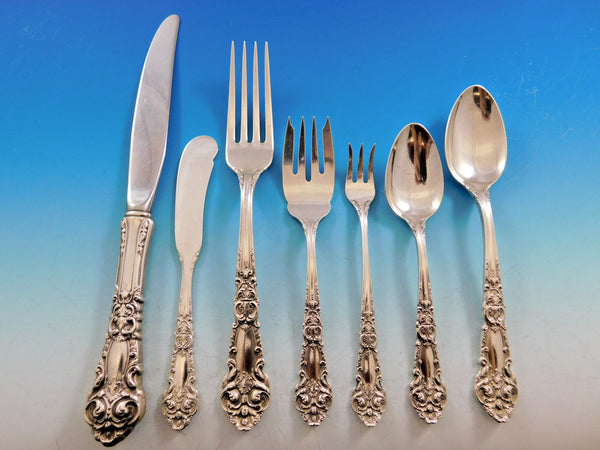 French Renaissance by Reed & Barton Sterling Silver Flatware 12 Dinner Set 84 pc
