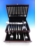 Avanti by Celsa Mexico Sterling Silver Flatware Set 12 Service Modern 76 pieces