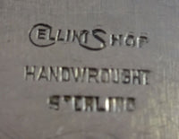 Cellini Shop Sterling Silver Fruit Bowl Hand Wrought #84 2 1/8" X 9" (#1118)