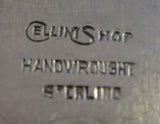 Cellini Shop Sterling Silver Fruit Bowl Hand Wrought #84 2 1/8" X 9" (#1118)