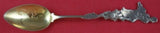 Nuremberg by Gorham Sterling Silver Coffee Spoon Gold Washed Man with Tray 5"