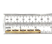 14k Antique Montana Sapphire and Pearl Bar Pin (#J5383)