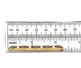 14k Antique Montana Sapphire and Pearl Bar Pin (#J5383)
