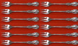 Burgundy by Reed and Barton Sterling Silver Cocktail Fork Set 12 pieces 5 5/8"