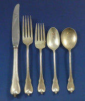 Grand Colonial by Wallace Sterling Silver Flatware Set For 8 Service 43 Pieces