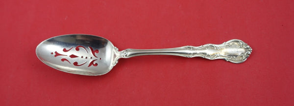 Old Atlanta by Wallace Sterling Silver Pierced Serving Spoon original fancy 8"