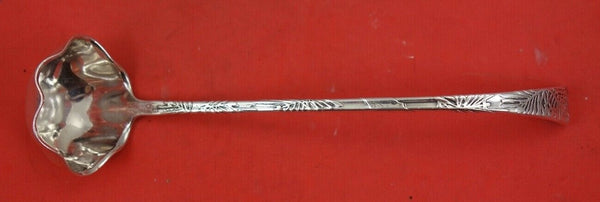 Lap Over Edge Acid Etched by Tiffany Sterling Silver Mayonnaise Ladle 7 3/8"