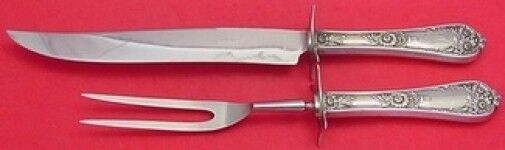 Wellesley by International Sterling Silver Roast Carving Set 2pc HH WS Serving