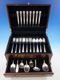 Castle Rose by Royal Crest Sterling Silver Flatware Set 8 Service 39 pcs Grille