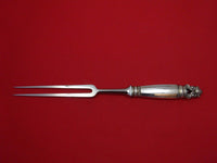 Acorn by Georg Jensen Sterling Silver Roast Carving Fork HH WS 12 1/4"