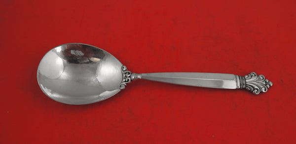 Acanthus by Georg Jensen Sterling Silver Berry Spoon 9 3/8" Serving