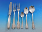 Rubans by Christofle Silverplate Flatware Service Set 70 pcs France Bow & Ribbon