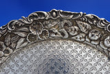 Repousse by James R. Armiger 925/1000 Sterling Serving Tray w/ Diaper Work #8745