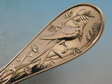 Japanese by Tiffany and Co Sterling Silver Salad Serving Fork 9 7/8" Bird motif