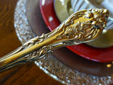 King Edward by Gorham Gold Sterling Silver Flatware Set Service 42 Pcs Dinner