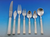 Funkis III by Sorensen Danish Sterling silver Flatware Set Service 67 pc Dinner