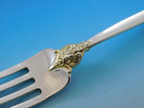 Grande Baroque Gold Accent by Wallace Sterling Silver Flatware for 12 Set 54 pcs