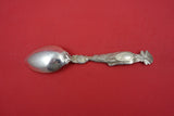 Unknown Shiebler Sterling Souvenir Spoon w/ Native American handle "Minn." 6"